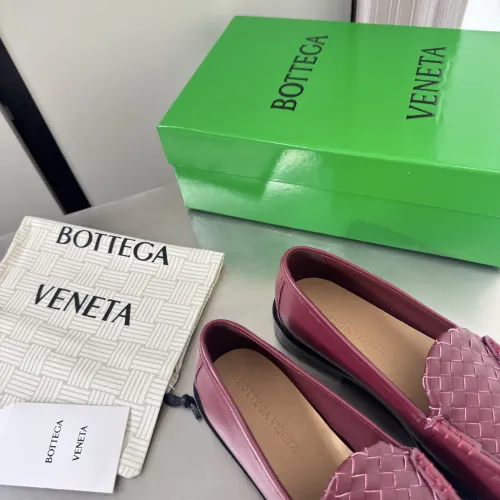 Replica Bottega Veneta BV Leather Shoes For Women #1482167 $155.00 USD for Wholesale