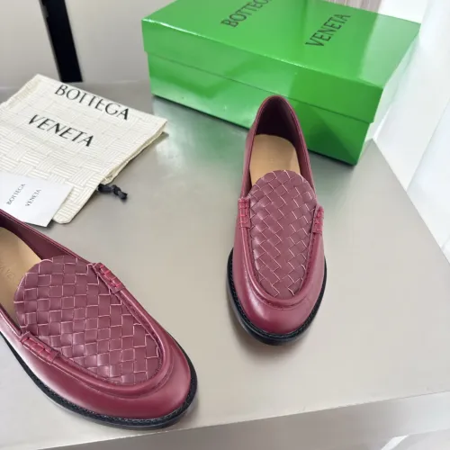 Replica Bottega Veneta BV Leather Shoes For Women #1482167 $155.00 USD for Wholesale
