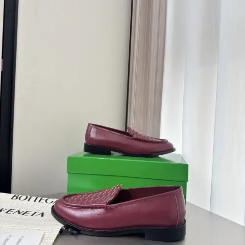 Replica Bottega Veneta BV Leather Shoes For Women #1482167 $155.00 USD for Wholesale