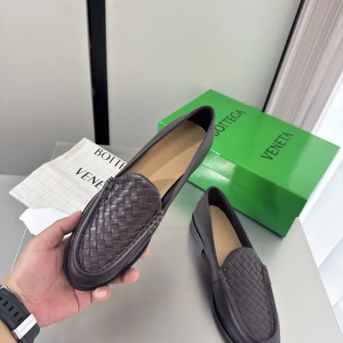 Replica Bottega Veneta BV Leather Shoes For Men #1482170 $155.00 USD for Wholesale