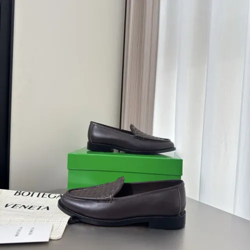 Replica Bottega Veneta BV Leather Shoes For Men #1482170 $155.00 USD for Wholesale