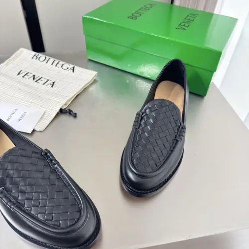 Replica Bottega Veneta BV Leather Shoes For Men #1482172 $155.00 USD for Wholesale