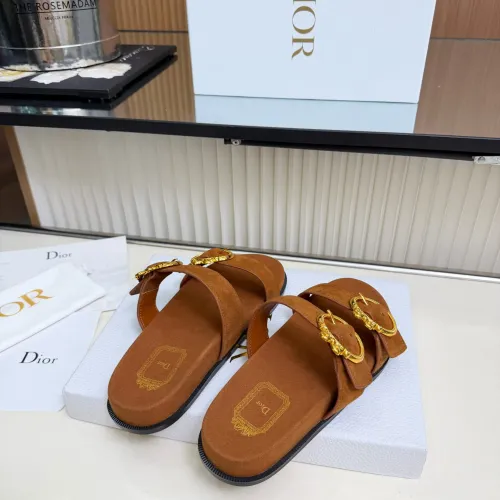 Replica Christian Dior Slippers For Women #1482216 $85.00 USD for Wholesale