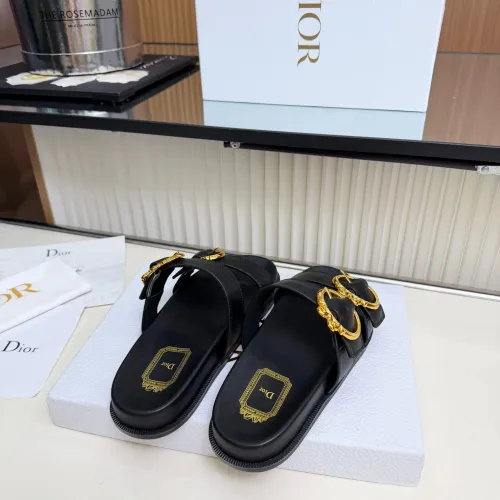Replica Christian Dior Slippers For Women #1482218 $85.00 USD for Wholesale