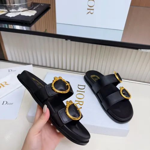 Replica Christian Dior Slippers For Women #1482218 $85.00 USD for Wholesale