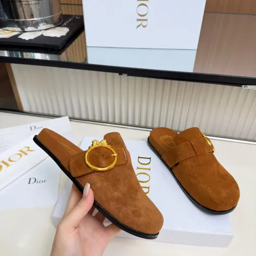 Replica Christian Dior Slippers For Women #1482221 $85.00 USD for Wholesale