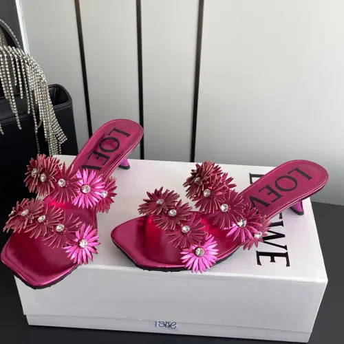 Wholesale LOEWE Slippers For Women #1482232 $102.00 USD, Wholesale Quality Replica LOEWE Slippers