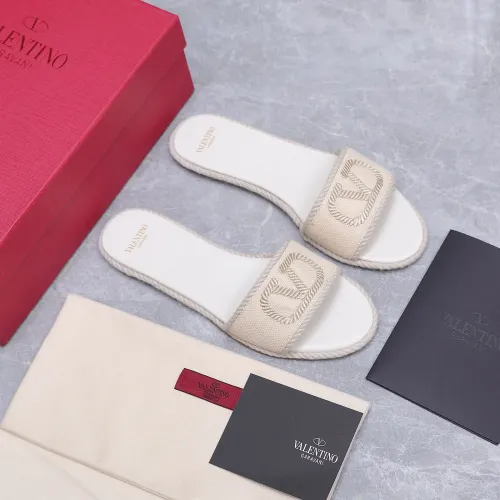 Replica Valentino Slippers For Women #1482236 $82.00 USD for Wholesale