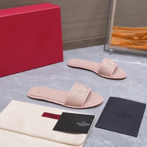 Replica Valentino Slippers For Women #1482237 $82.00 USD for Wholesale
