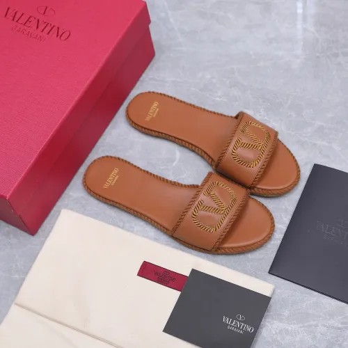 Replica Valentino Slippers For Women #1482238 $82.00 USD for Wholesale