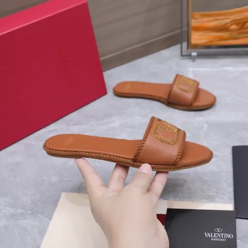 Replica Valentino Slippers For Women #1482238 $82.00 USD for Wholesale
