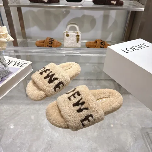 Replica LOEWE Slippers For Women #1482321 $92.00 USD for Wholesale