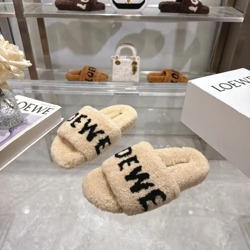 Replica LOEWE Slippers For Women #1482322 $92.00 USD for Wholesale