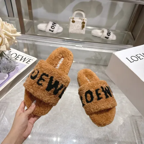 Replica LOEWE Slippers For Women #1482324 $92.00 USD for Wholesale