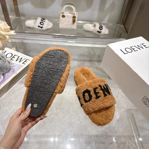 Replica LOEWE Slippers For Women #1482324 $92.00 USD for Wholesale