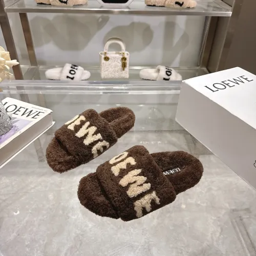 Replica LOEWE Slippers For Women #1482325 $92.00 USD for Wholesale