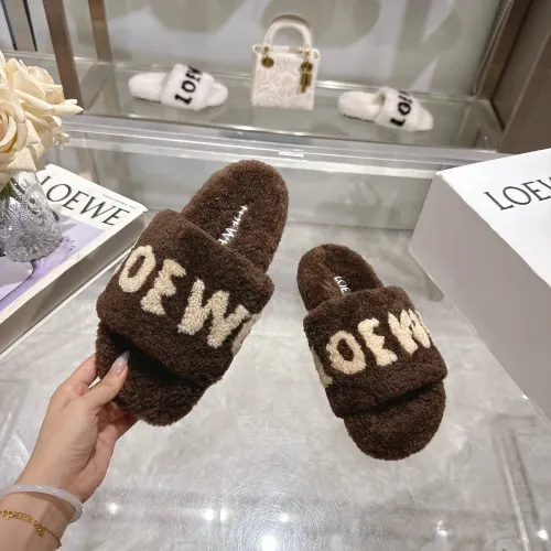 Replica LOEWE Slippers For Women #1482325 $92.00 USD for Wholesale