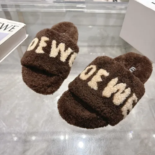 Replica LOEWE Slippers For Women #1482325 $92.00 USD for Wholesale
