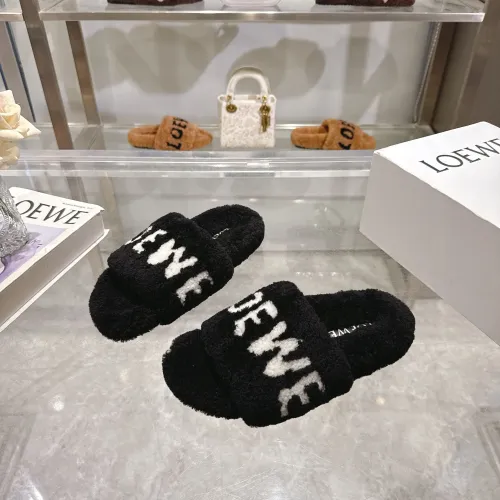 Replica LOEWE Slippers For Women #1482326 $92.00 USD for Wholesale
