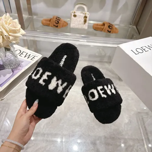 Replica LOEWE Slippers For Women #1482326 $92.00 USD for Wholesale