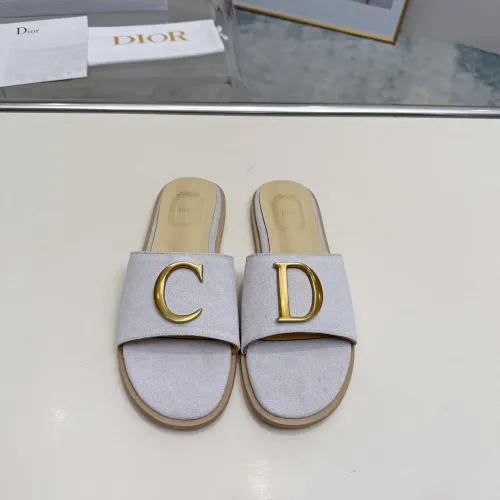 Replica Christian Dior Slippers For Women #1482432 $82.00 USD for Wholesale