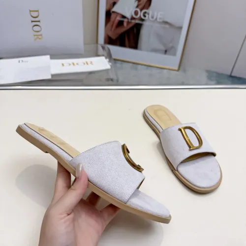 Replica Christian Dior Slippers For Women #1482432 $82.00 USD for Wholesale