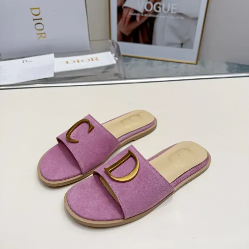 Wholesale Christian Dior Slippers For Women #1482433 $82.00 USD, Wholesale Quality Replica Christian Dior Slippers