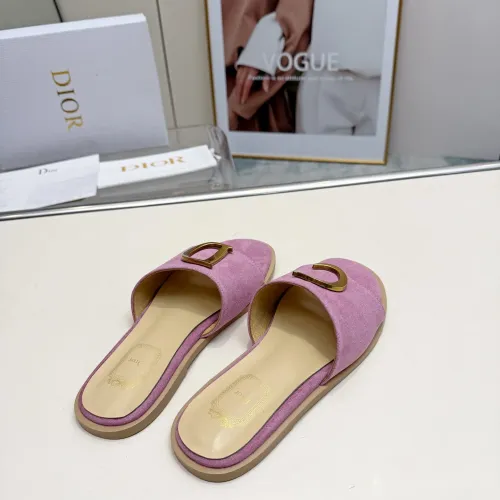 Replica Christian Dior Slippers For Women #1482433 $82.00 USD for Wholesale