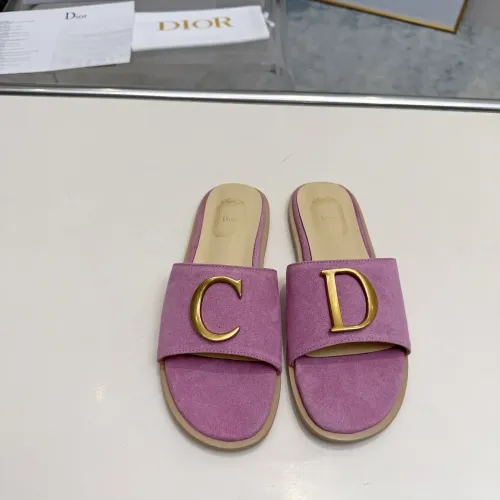 Replica Christian Dior Slippers For Women #1482433 $82.00 USD for Wholesale