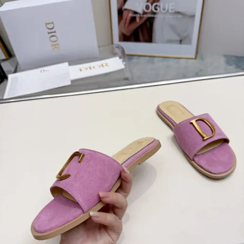 Replica Christian Dior Slippers For Women #1482433 $82.00 USD for Wholesale