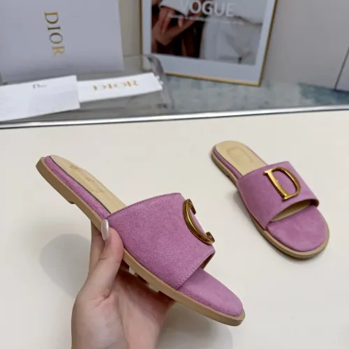 Replica Christian Dior Slippers For Women #1482433 $82.00 USD for Wholesale