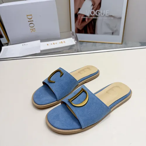 Wholesale Christian Dior Slippers For Women #1482434 $82.00 USD, Wholesale Quality Replica Christian Dior Slippers