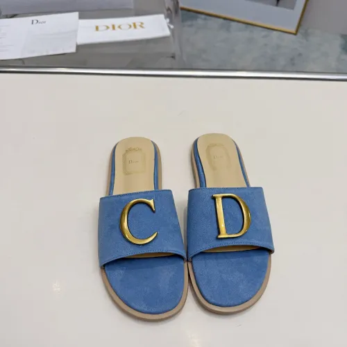 Replica Christian Dior Slippers For Women #1482434 $82.00 USD for Wholesale