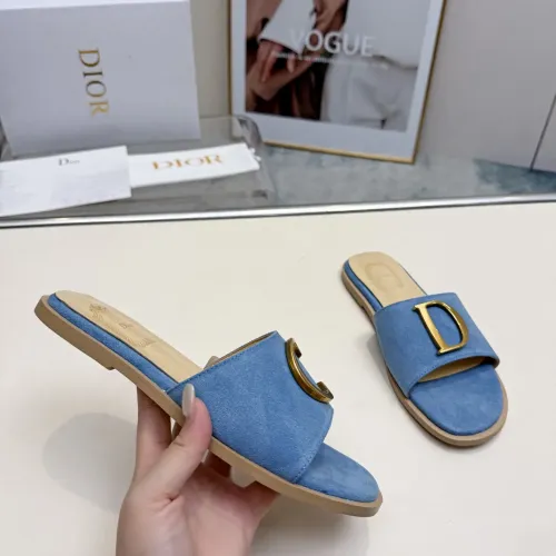 Replica Christian Dior Slippers For Women #1482434 $82.00 USD for Wholesale