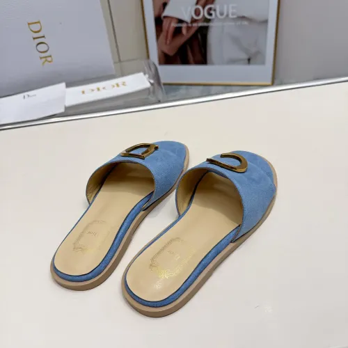Replica Christian Dior Slippers For Women #1482434 $82.00 USD for Wholesale