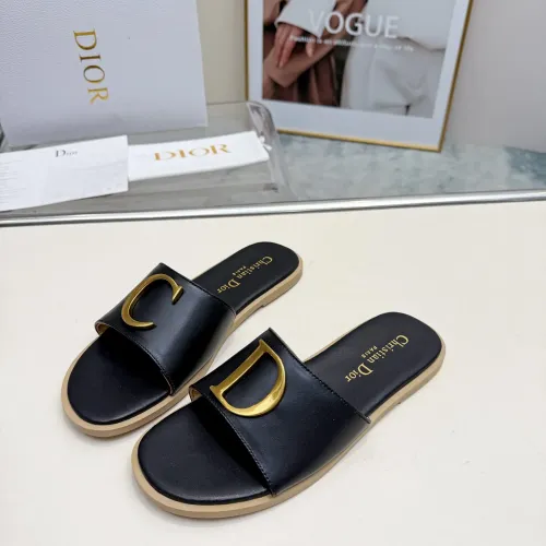 Wholesale Christian Dior Slippers For Women #1482438 $82.00 USD, Wholesale Quality Replica Christian Dior Slippers