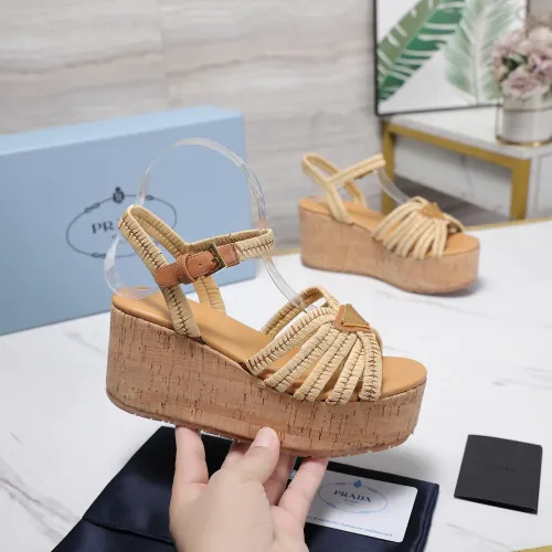 Replica Prada Sandal For Women #1482444 $115.00 USD for Wholesale