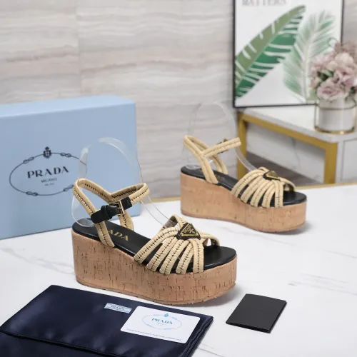 Replica Prada Sandal For Women #1482446 $115.00 USD for Wholesale