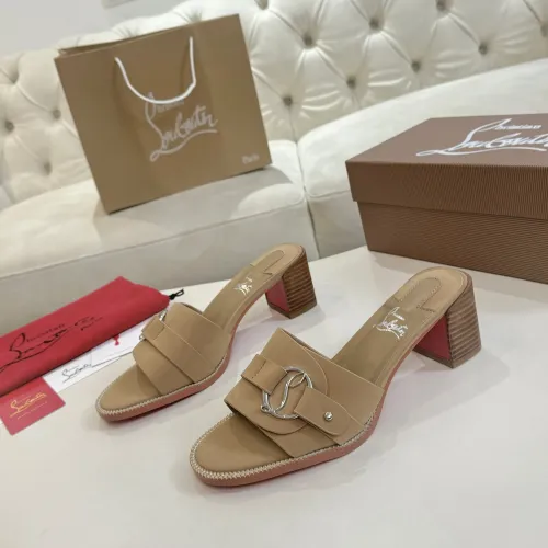 Wholesale Christian Louboutin CL Slippers For Women #1482466 $98.00 USD, Wholesale Quality Replica Christian Louboutin CL Slippers