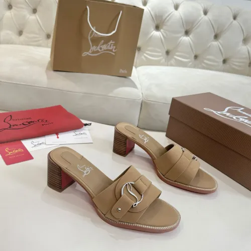 Replica Christian Louboutin CL Slippers For Women #1482466 $98.00 USD for Wholesale