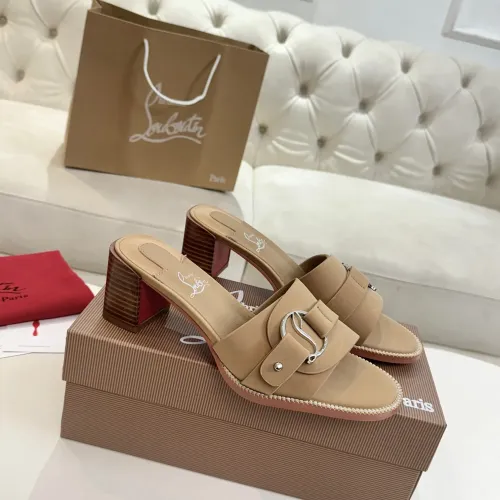 Replica Christian Louboutin CL Slippers For Women #1482466 $98.00 USD for Wholesale