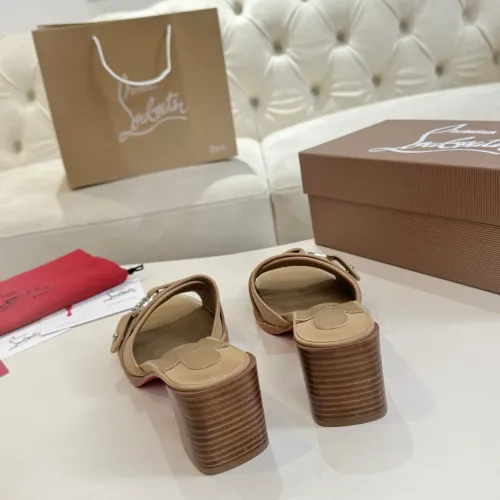 Replica Christian Louboutin CL Slippers For Women #1482466 $98.00 USD for Wholesale