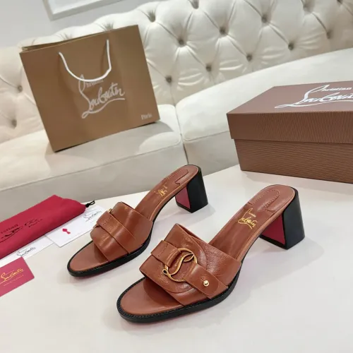 Wholesale Christian Louboutin CL Slippers For Women #1482467 $98.00 USD, Wholesale Quality Replica Christian Louboutin CL Slippers