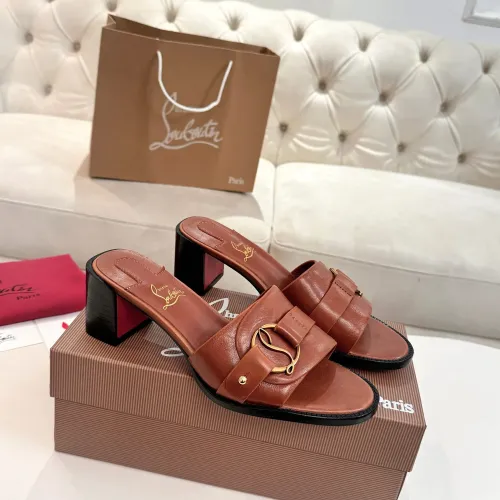 Replica Christian Louboutin CL Slippers For Women #1482467 $98.00 USD for Wholesale