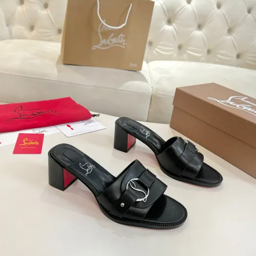 Replica Christian Louboutin CL Slippers For Women #1482468 $98.00 USD for Wholesale
