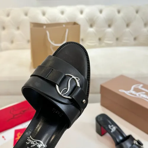 Replica Christian Louboutin CL Slippers For Women #1482468 $98.00 USD for Wholesale