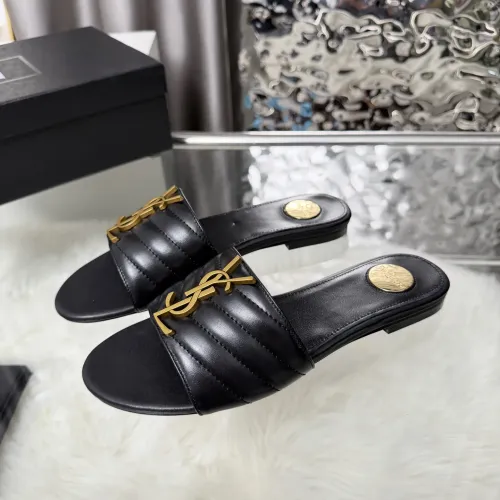 Wholesale Yves Saint Laurent YSL Slippers For Women #1482570 $85.00 USD, Wholesale Quality Replica Yves Saint Laurent YSL Slippers