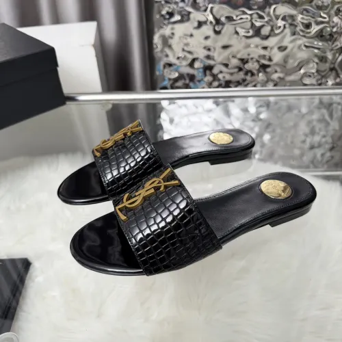 Wholesale Yves Saint Laurent YSL Slippers For Women #1482571 $85.00 USD, Wholesale Quality Replica Yves Saint Laurent YSL Slippers