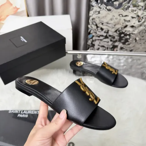 Replica Yves Saint Laurent YSL Slippers For Women #1482572 $85.00 USD for Wholesale