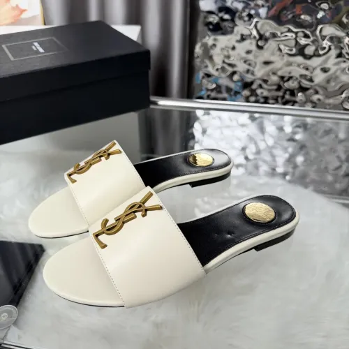 Wholesale Yves Saint Laurent YSL Slippers For Women #1482573 $85.00 USD, Wholesale Quality Replica Yves Saint Laurent YSL Slippers